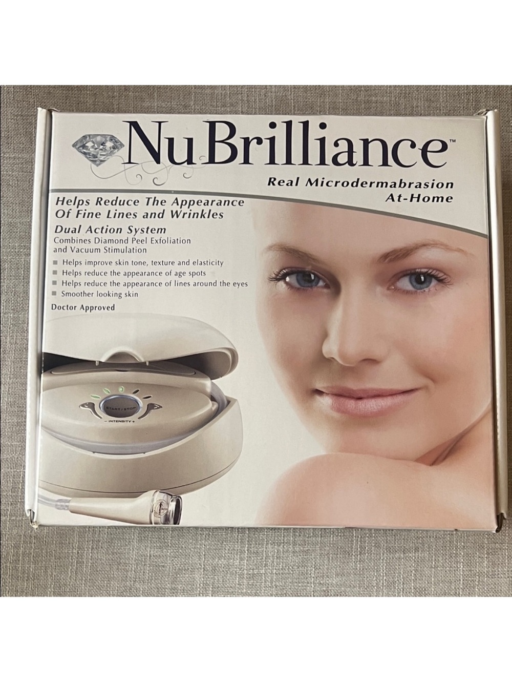 NuBrilliance Real Microdermabrasion Skincare Device - new in box